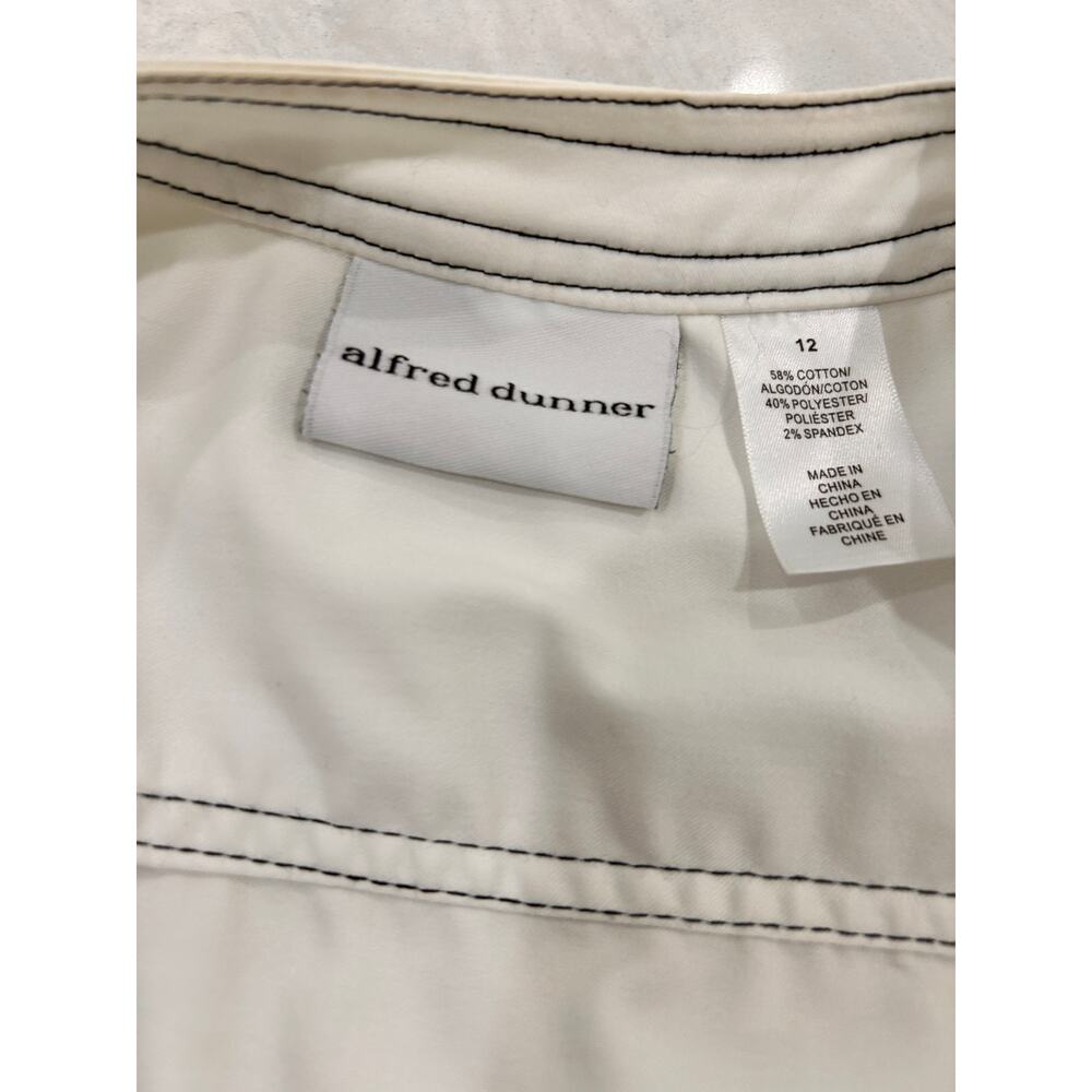 Alfred Dunner embroidered floral design beaded trim size 12 - Picture 2 of 9